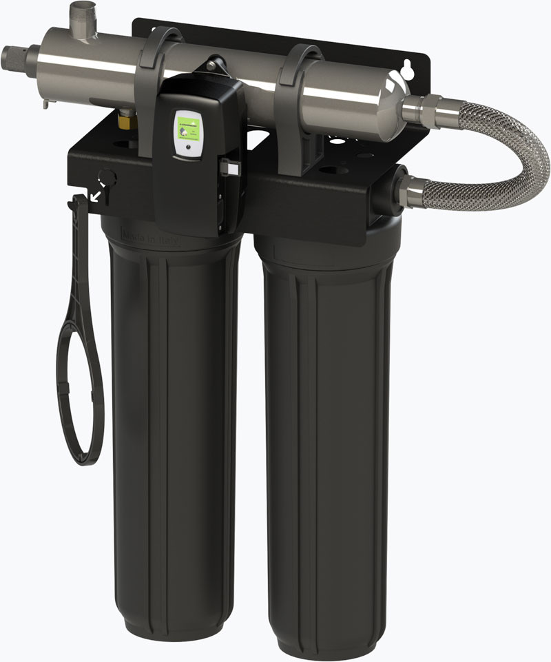 15 GPM Blackcomb All-in-one UV Filter Rack System by Luminor