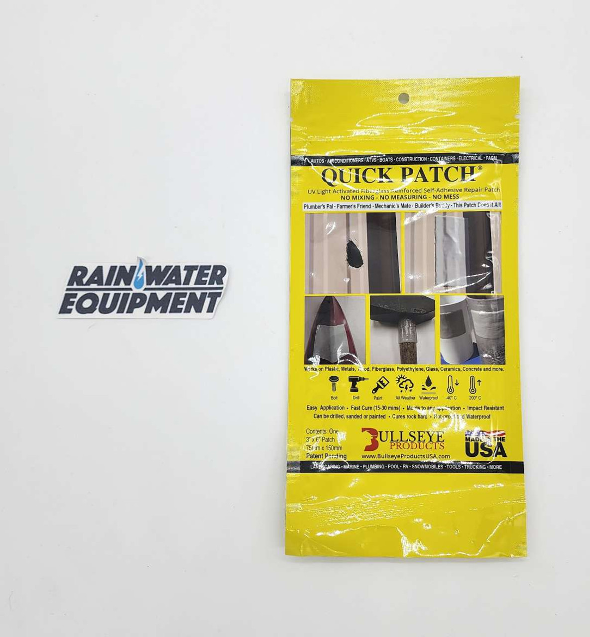 Polyethylene PVC Quick Patch 3" X 6"