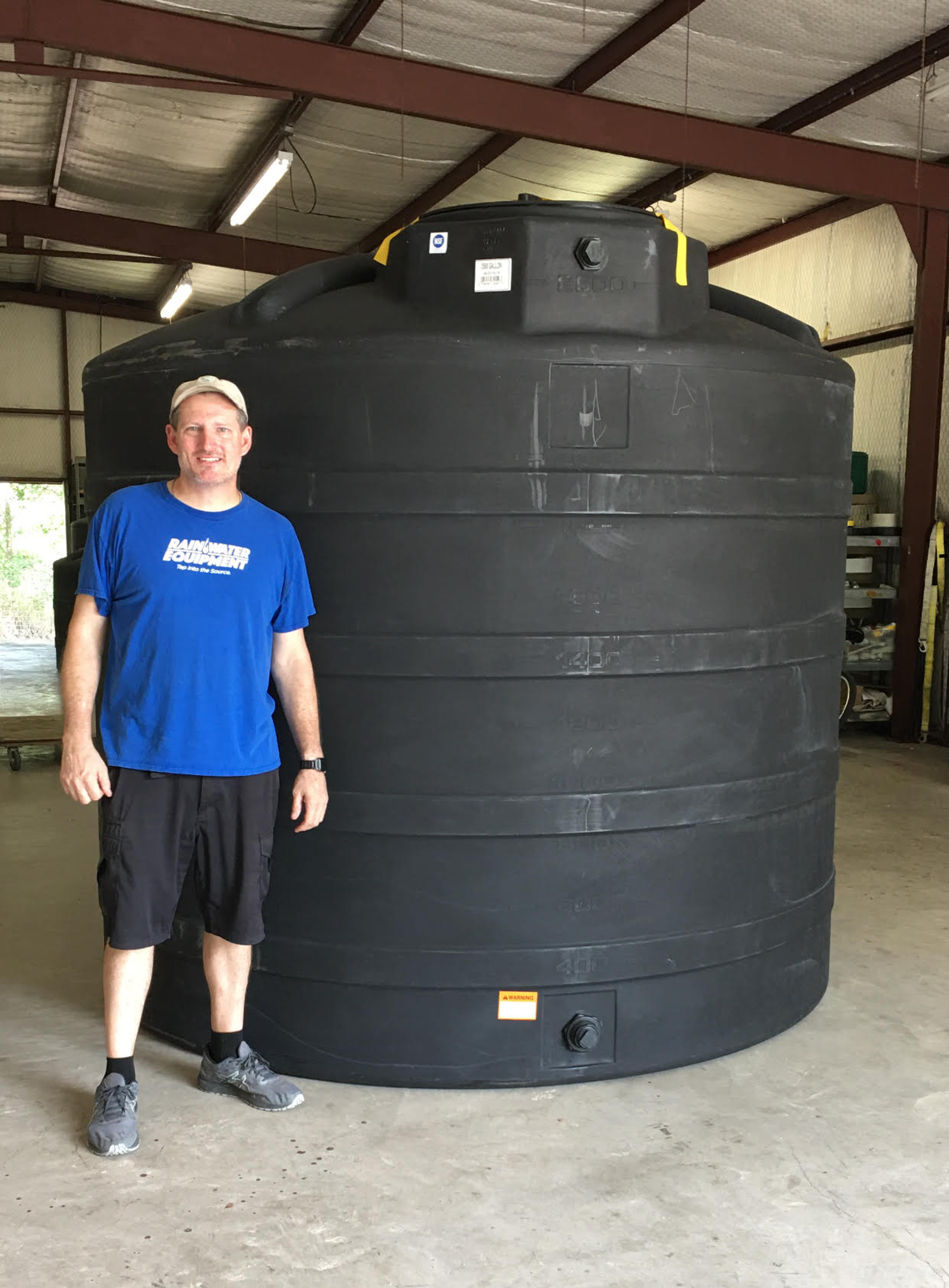 2500 Gallon Water Storage Tank 96x 90