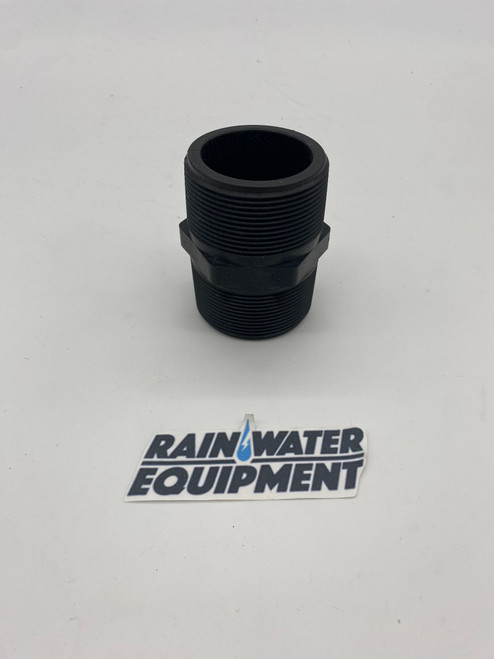 1" or 2" Short Poly HDPE Nipple
