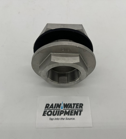 2″ Bulkhead Fitting – 316 Stainless Steel (2-SS-BH)