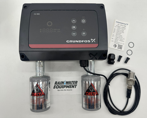 Grundfos CU302 Controller & Transducer - Constant Pressure Kit w/ Lightning Arrestors