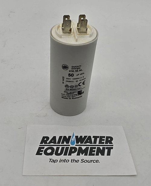 DAB CAPACITOR 50uF for the JET 50 /75-1 M 60HZ USA + EUROINOX 30/506 + JET COM 82 M (R00009643)