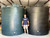 3000 Gallon Water Storage Tank - Dark Green and Black colors shown - Dark Green Part# 30422