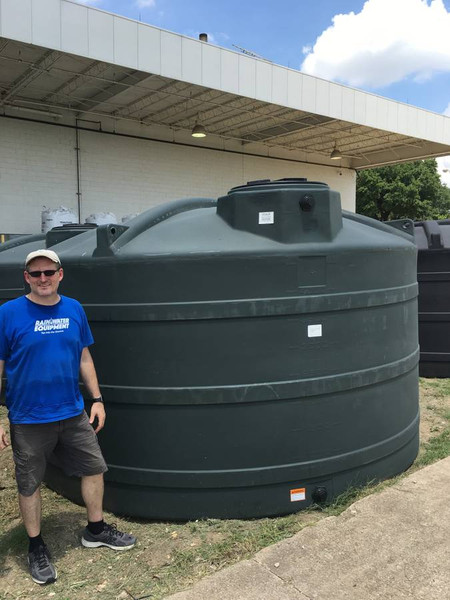 5000 Gallon Green Water Storage Tank (32394)