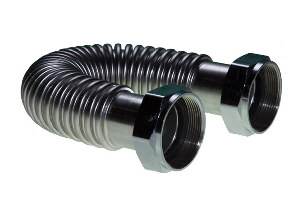 Stainless Steel Flex Hose - 2" Inner Diameter with 2" FIP x 2" FIP