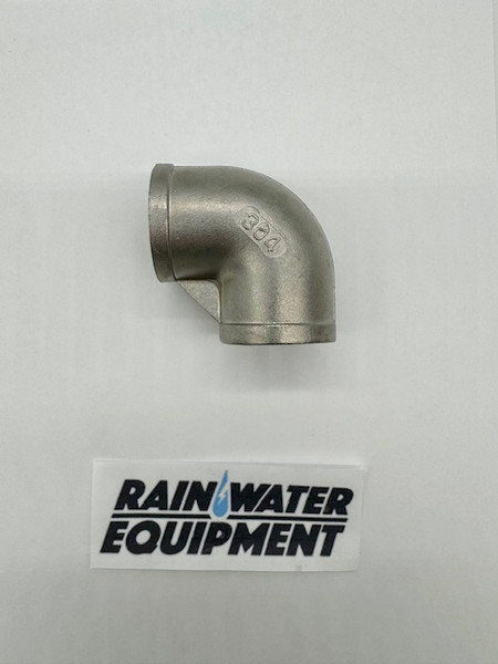 1" Stainless Steel 90 Degree Elbow - FNPT x FNPT