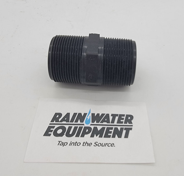 1 1/2" Short Poly Nipple HDPE - 60547
