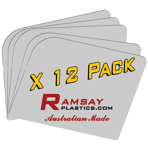 12 Pack of Plastic Body Filler Applicators