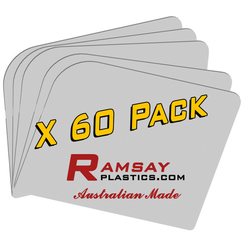 60 Pack of Plastic Body Filler Applicators