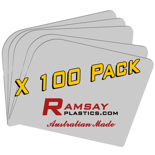 100 Pack of Plastic Body Filler Applicators