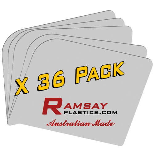 36 Pack of Plastic Body Filler Applicators