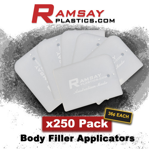 250 Pack of Plastic Body Filler Applicators