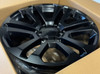 Satin Matte Black 20" Split Spoke Wheels  with Highway Tread Tires - New Set of 4