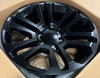 Satin Matte Black 20" Split Spoke Wheels  with Highway Tread Tires - New Set of 4