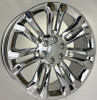 Chrome 22" Seven Split Spoke Wheels with 275/50R22 All Terrain Tires for Chevy Trucks and SUVs - New Set of 4 Chrome 22" Seven Split Spoke Wheels with 275/50R22 All Terrain Tires for Chevy Trucks and SUVs - New Set of 4