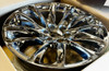 Chrome 22" Twelve Angled Spoke SSX Wheels for Cadillac Escalade, GMC Sierra, Yukon, Denali