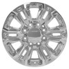 Chrome 20" 8 Lug 8-180 Split Spoke Wheels for 2011 and newer Chevy 2500 3500 - New Set of 4