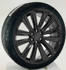 Gloss Black 24" Platinum Wheels with 295/35R24 Tires for Chevy and GMC Trucks and SUVs