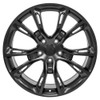 Satin Black 20" Ten Double Spoke Wheels for Jeep Wrangler, Grand Cherokee, Dodge Durango
