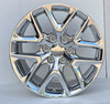 Chrome 20" New Style Snowflake Wheels for Chevy Silverado, Tahoe, Suburban - New Set of 4