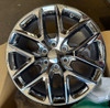 Chrome 20" New Style Snowflake Wheels with Blackhawk R/T Tires for Chevy Silverado, Tahoe, Suburban - New Set of 4