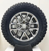 Chrome 20" New Style Snowflake Wheels with Blackhawk R/T Tires for GMC Sierra, Yukon, Denali - New Set of 4