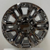 Black Tinted Chrome 20" 8 Lug 8-180 Split Spoke Wheels for 2011 and newer Chevy 2500 3500 - New Set of 4