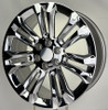 Chrome 22" Seven Split Spoke Wheels with 275/50R22 All Terrain Tires for GMC Trucks and SUVs - New Set of 4