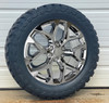 Chrome 22" Snowflake Wheels with 35x12.50R22 Mud Terrain Tires for Chevy and GMC Trucks and SUVs- New Set of 4 Chrome 22" Snowflake Wheels with 35x12.50R22 Mud Terrain Tires for Chevy and GMC Trucks and SUVs- New Set of 4
