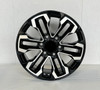 Black and Machine 20" Split Spoke Wheels with Blackhawk Tires for Chevy and GMC Trucks and SUVs - New Set of 4
