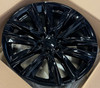 Gloss Black 22" Platinum Wheels with Blackhawk R/T Tires for GMC Sierra, Yukon, Cadillac Escalade - New Set of 4