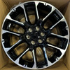 Black and Machine 22" Notched Honeycomb Wheels with All Season Tires for GMC Sierra, Yukon, Cadillac Escalade - New Set of 4