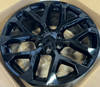 Gloss Black 22" Snowflake Wheels with All Season Tires for GMC Sierra, Yukon, Cadillac Escalade - New Set of 4