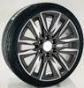 Gunmetal and Machine 24" Platinum Wheels with 295/35R24 Tires for Chevy and GMC Trucks and SUVs