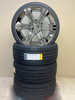 Chrome 24" Closed Spoke G13 Wheels with 295/35R24 Tires for Chevy and GMC Trucks and SUVs