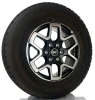 Set Of Five New Takeoff Ford Bronco OEM 18" Black And Machine Wheels With Bridgestone Tires