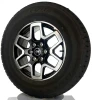Set Of Five New Takeoff Ford Bronco OEM 18" Black And Machine Wheels With Bridgestone Tires