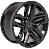 Gloss Black 18" Trail Boss Style Wheels with Takeoff Tires for Chevy and GMC Trucks and SUVs