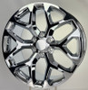 Chrome 22" Snowflake Wheels for Chevy Silverado, Tahoe, Suburban - New Set of 4
