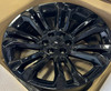 Gloss Black 22" Seven Split Spoke Wheels for GMC Sierra, Yukon, Denali