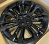 Gloss Black 22" Seven Split Spoke Wheels for GMC Sierra, Yukon, Denali