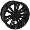 Gloss Black 22" Seven Split Spoke Wheels for GMC Sierra, Yukon, Denali