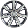 Gunmetal and Machine 22" Quarter Split Spoke Wheels for Chevy Silverado, Tahoe, Suburban