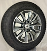 New Takeoff 20" Chevy Silverado Gunmetal and Machine Wheels With Goodyear AT Tire