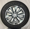 New Takeoff 20" Chevy Silverado Gunmetal and Machine Wheels With Goodyear AT Tire