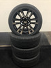 Black and Machine 22" Denali Style Split Spoke Wheels with Goodyear Tires for GMC Sierra, Yukon, Denali