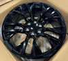 Gloss Black 22" Next Gen Sierra Wheels for Chevy Silverado, Tahoe, Suburban - New Set of 4