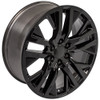 Gloss Black 22" Next Gen Sierra Wheels for Chevy Silverado, Tahoe, Suburban - New Set of 4