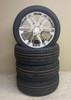 Chrome 22" Denali Style Split Spoke Wheels with Bridgestone Tires for Chevy Silverado, Tahoe, Suburban - New Set of 4